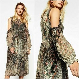 Zara Multicolored Floral Dress